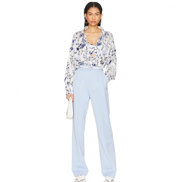 NEW FAVORITE DAUGHTER REVOLVE FLORAL PRINT SATIN BRA TOP - Picture 8 of 8